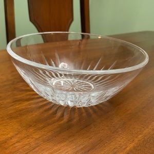 7" Princess House Highlights (plain) Crystal Bowl